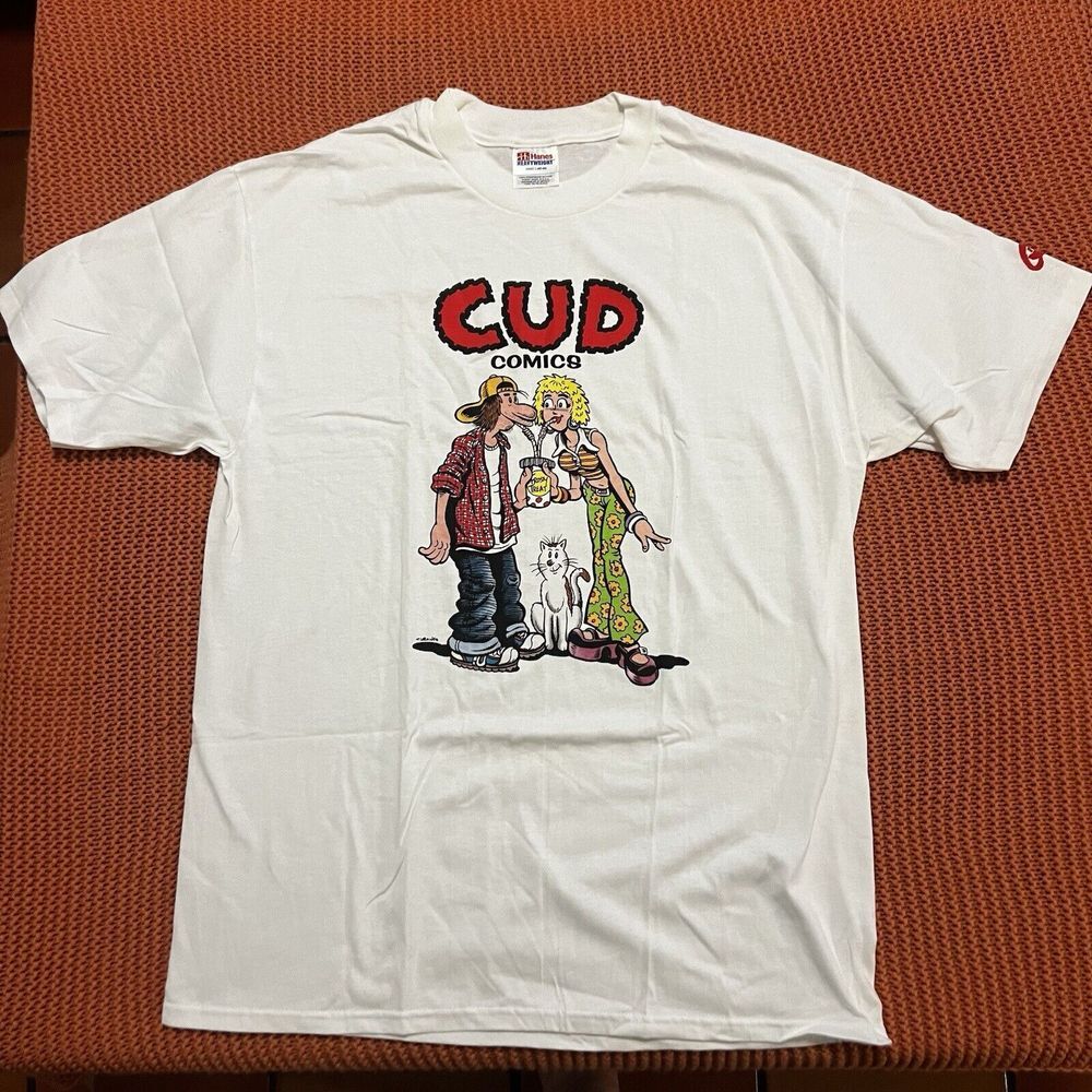 Vintage 1996 Graphitti Designs CUD Comics T Shirt Sz L Terry Laban Art Rare - Picture 2 of 9